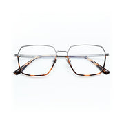 Ultra Light Titanium Eyeglasses - Polygonal Business Frame
