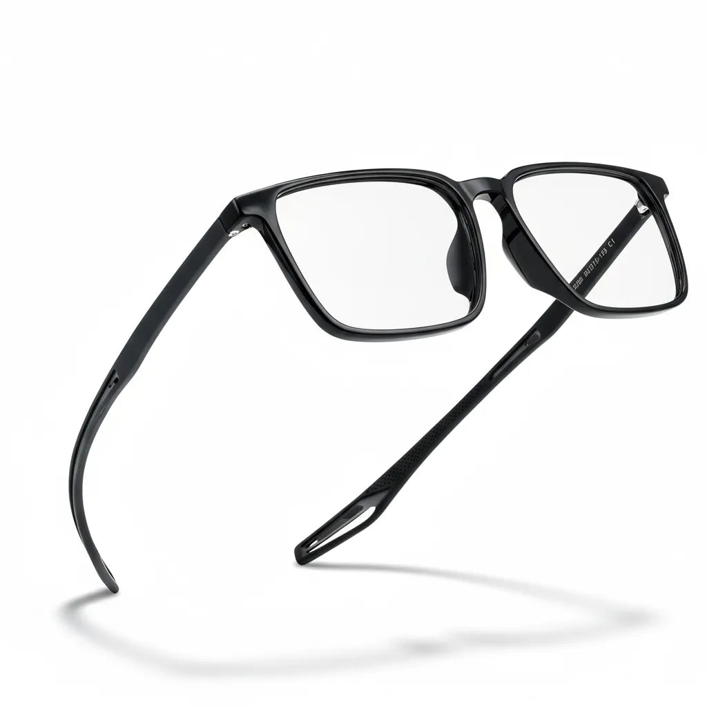 TR90 Sports Optical Prescription Glasses - Ultra Light Square Frame