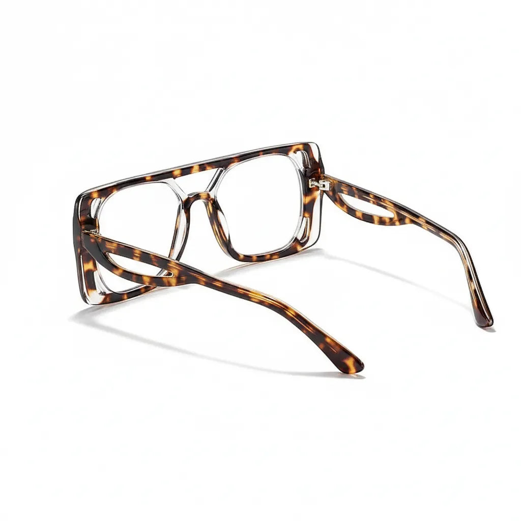 Anti Blue Light Square Eyeglass Frame - Optical Prescription Ready