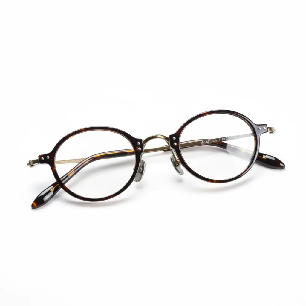 Montures de Lunettes Rondes Rétro Anti-Lumière Bleue - Lunettes de Vue Optiques Unisexes M2316