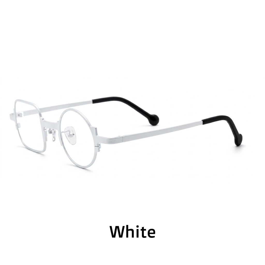 Titanium Round Optical Frames Colorful