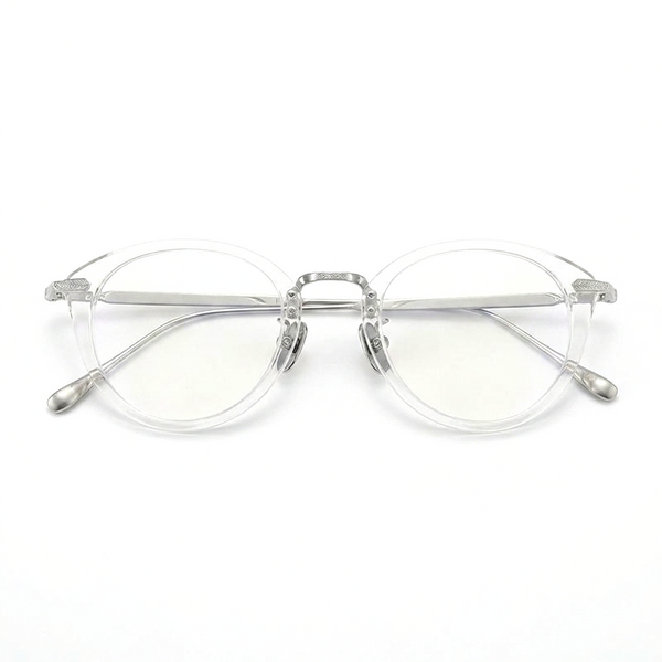 Ovaler optischer Brillenrahmen aus Titan