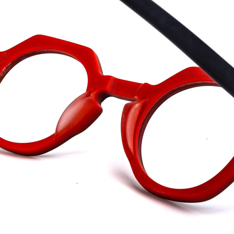 Retro Multi-Border Blue Light Blocking Eyeglasses HL56025