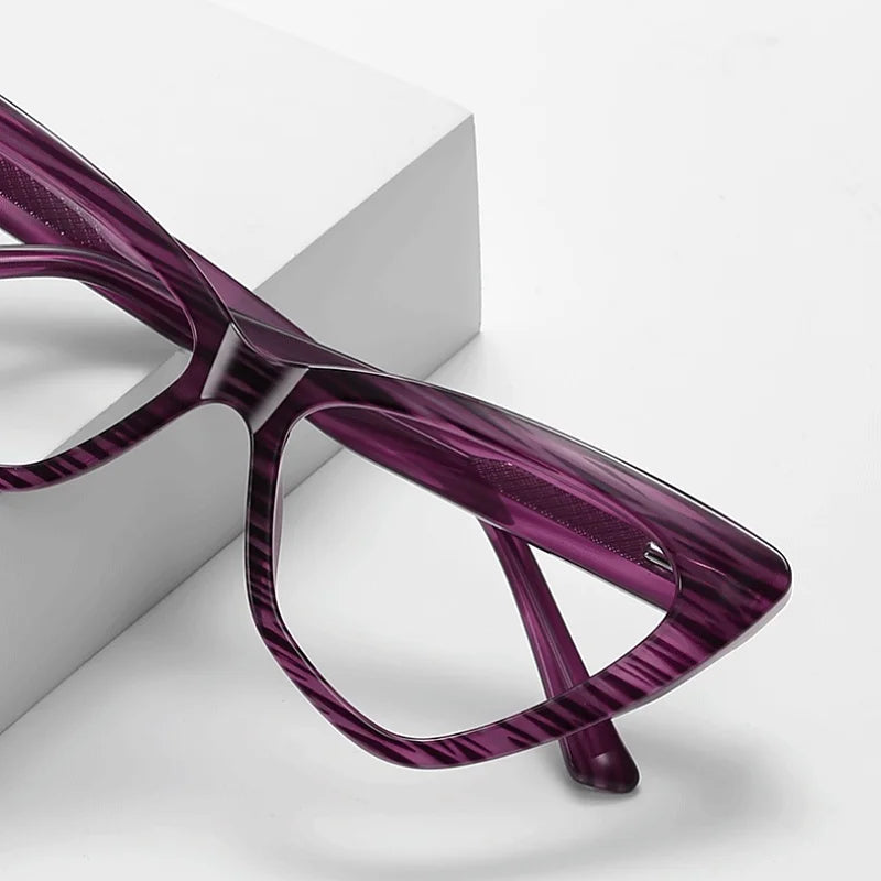 Lunettes Œil-de-Chat - Monture Optique TR90 Anti-Lumière Bleue