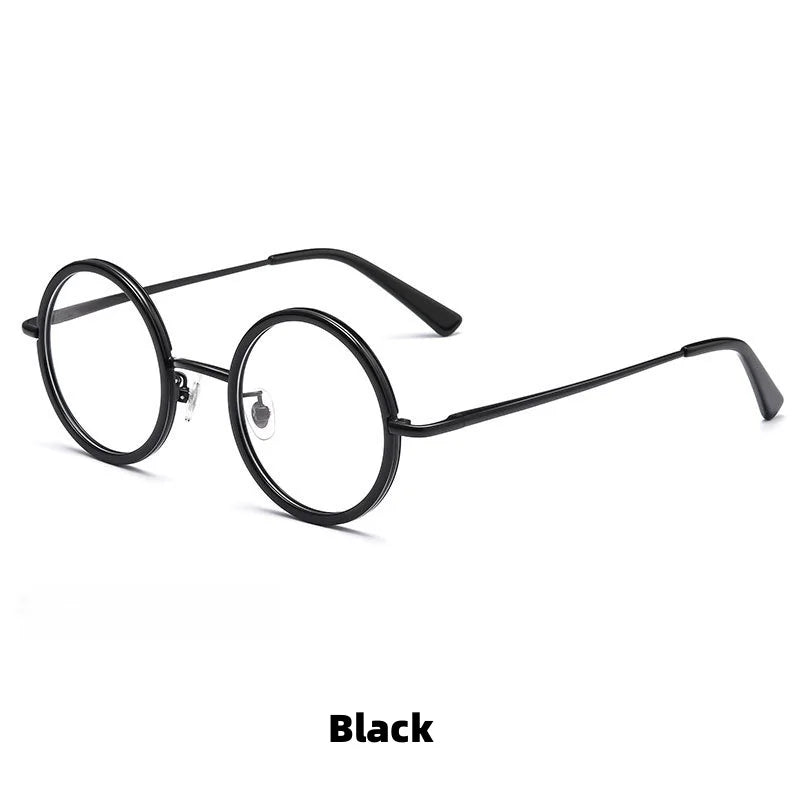 Retro Round Progressive Prescription Glasses 8068
