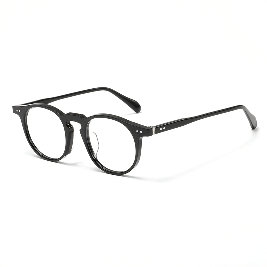 Rundes optisches Brillengestell aus Acetat