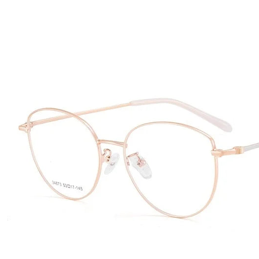 Metal Cat Eye Prescription Glasses - Ultra Light Optical Frames