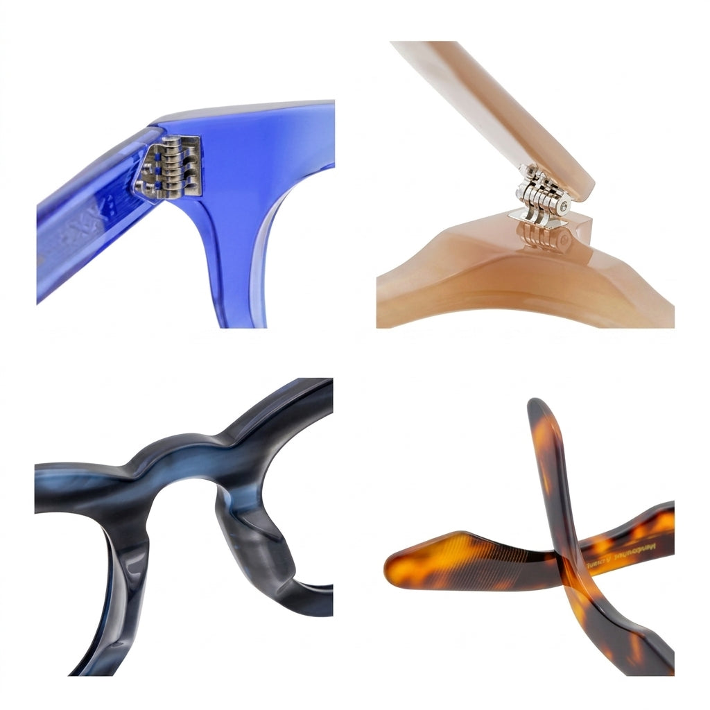 Acetate Square Optical Frames – Unisex