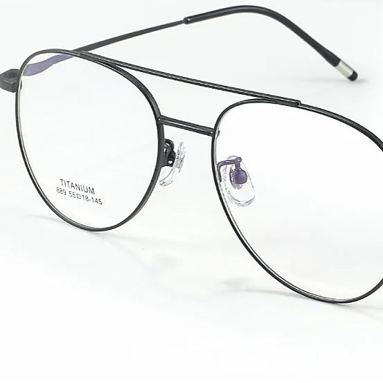 Retro Titanium Eyeglasses - Ultra Light Unisex Optical Frame