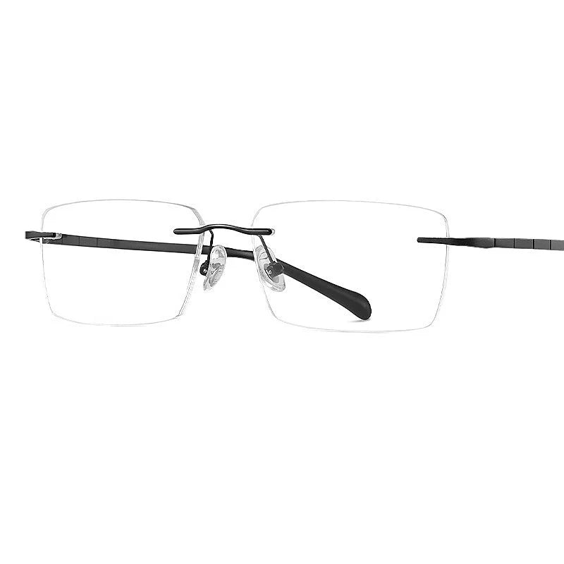 Ultraleichte rahmenlose optische Titanbrille