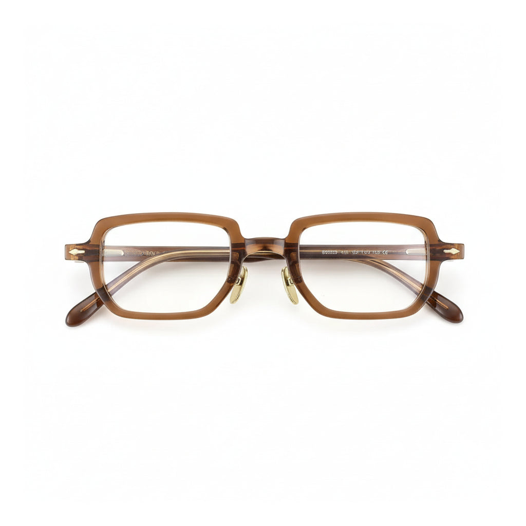 Retro Square Optical Eyeglass Frame - Unisex Prescription Glasses