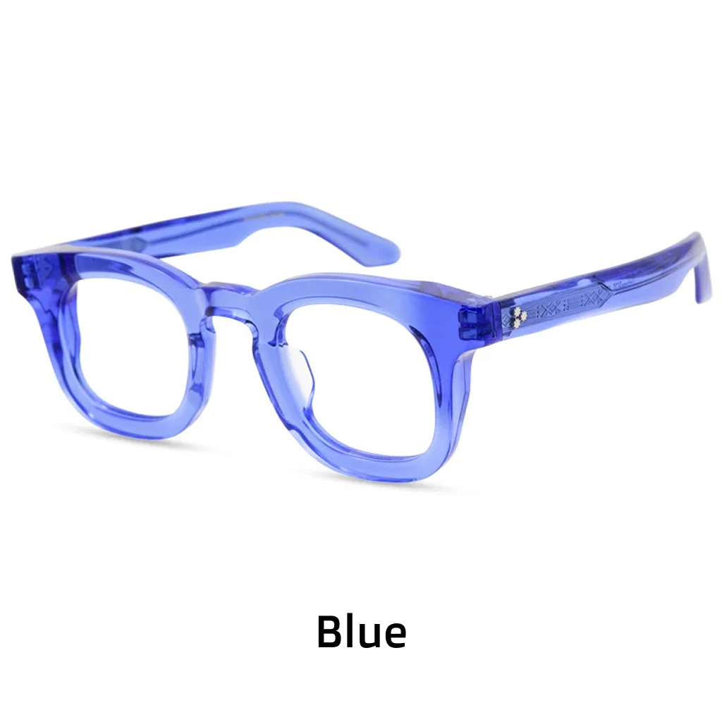 Acetate Square Optical Frames – Unisex