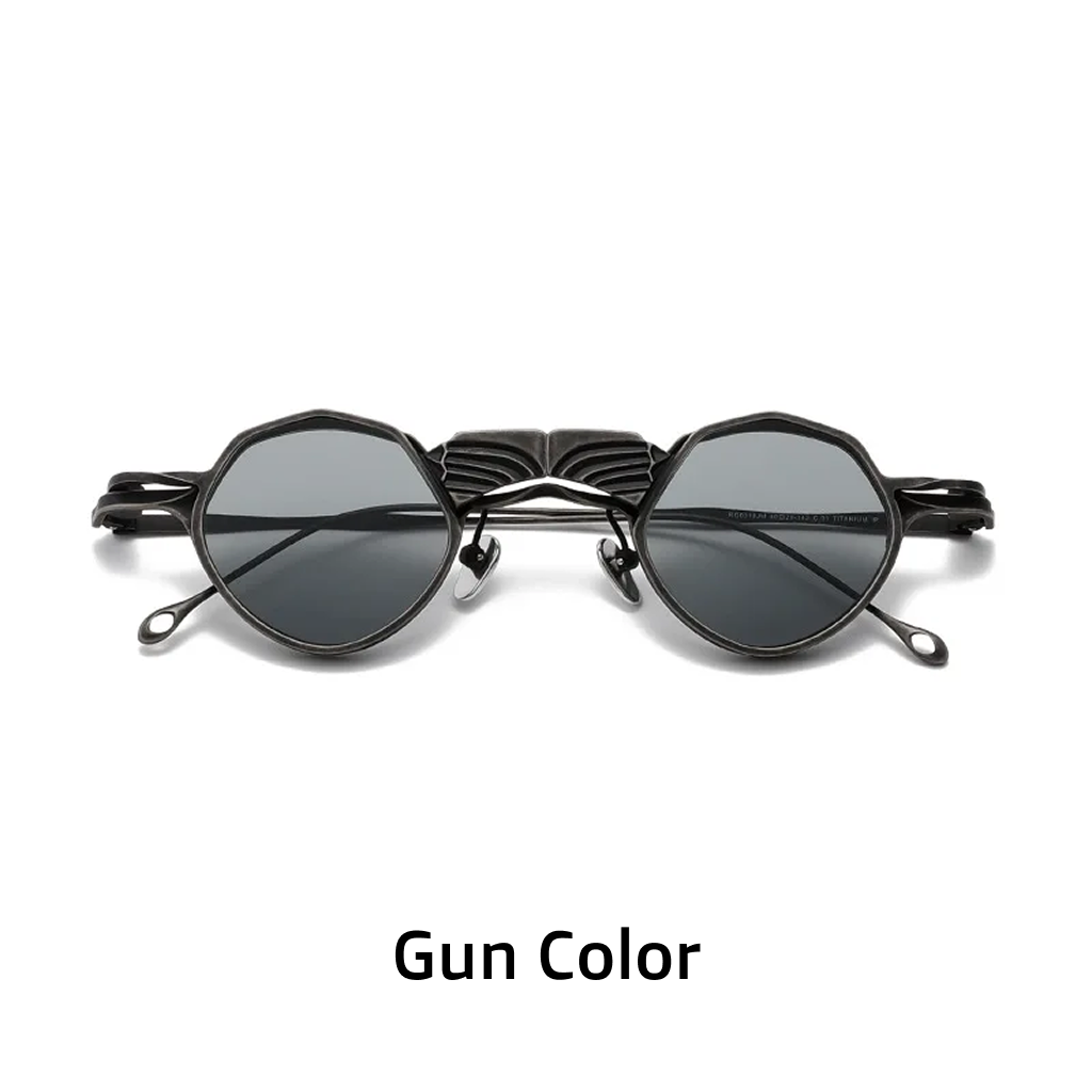Montatura per occhiali ottici in puro titanio: clip magnetica unisex
