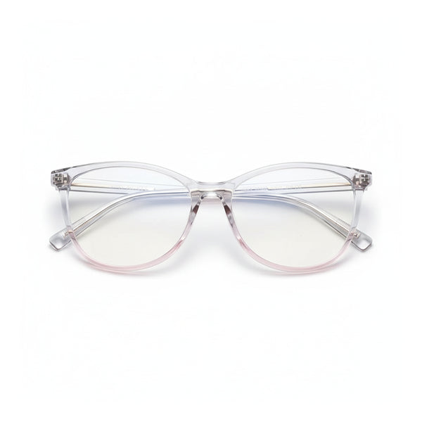 TR Cat Eye Eyeglass Frame - Anti Blue Light Optical Prescription Glasses