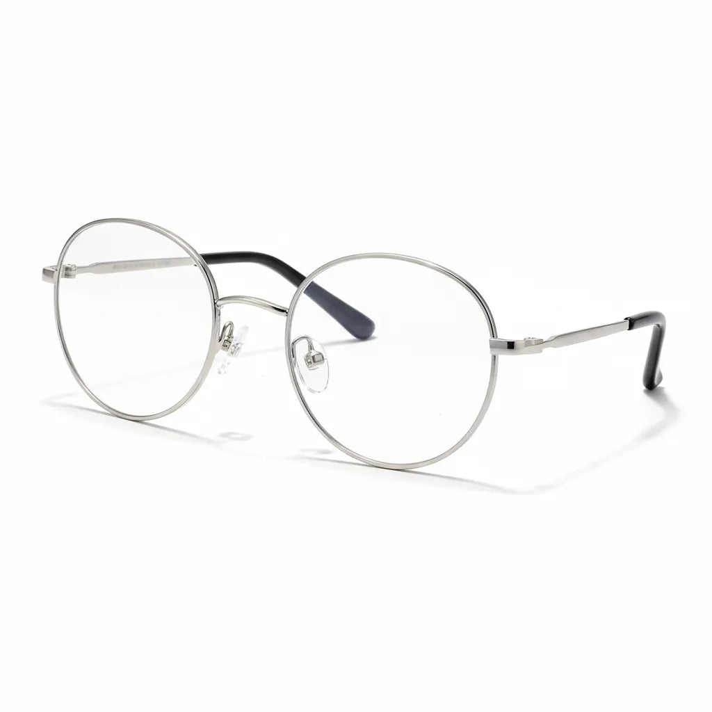 Circular Alloy Eyeglass Frames - Ultra Light Prescription Glasses
