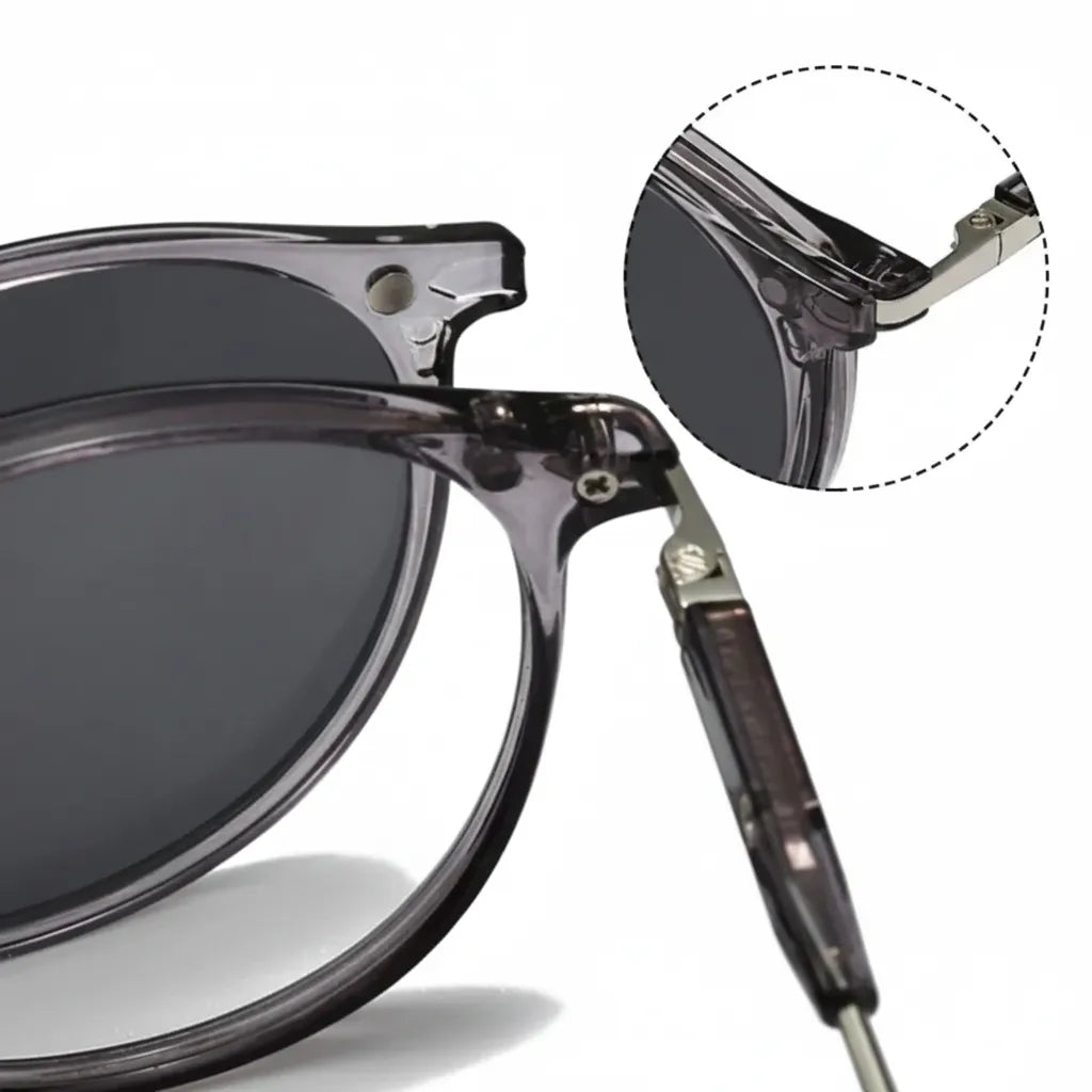 TR90 Retro Circular Polarized 5-in-1 Magnetic Glasses