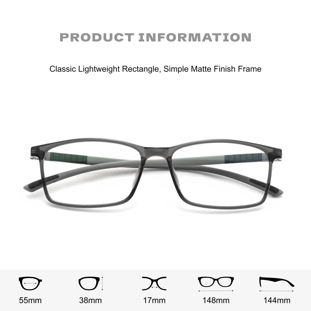 Monture de sport anti-collision en TR90 - Lunettes optiques ultra-légères pour verres de vue