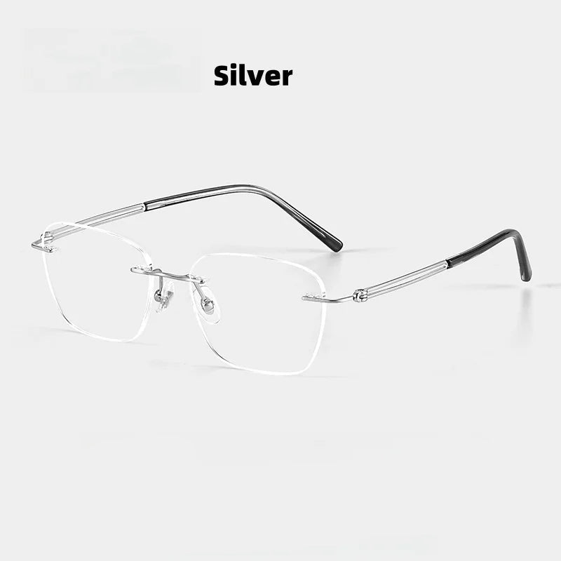 Ultra Light Titanium Frameless Eyeglasses - Unisex Optical Frames