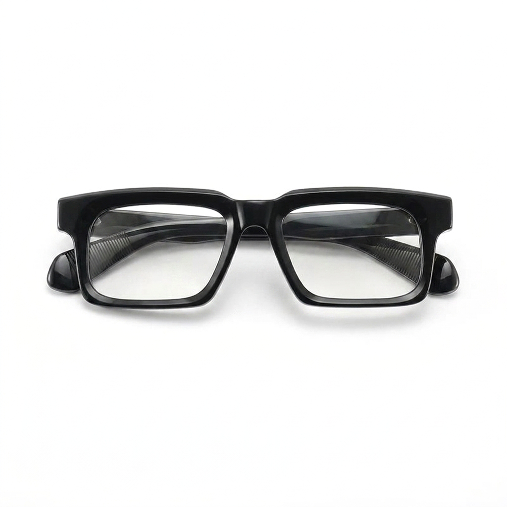 Montature per occhiali quadrate in acetato – Ottica retrò unisex