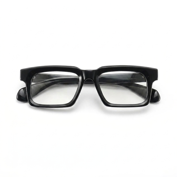 Quadratische Acetat-Brillenfassungen – Unisex-Retro-Optik