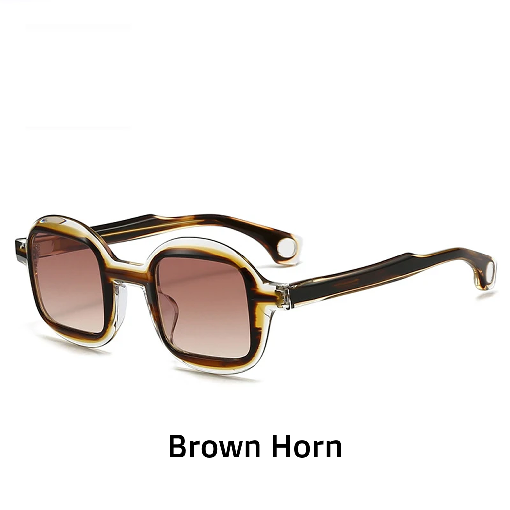 Polarized UV400 Square Acetate Sunglasses