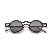 Titanium Round Optical Frames with Magnetic Clip-On Sunglasses – Unisex