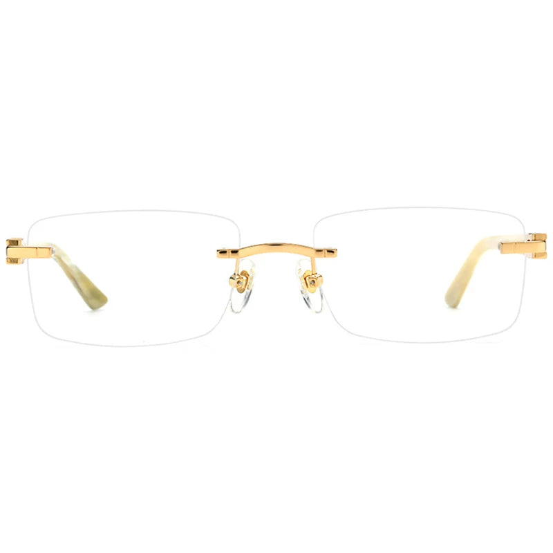 Acetate Square Optical Frames – Bull Horn Unisex Eyeglasses