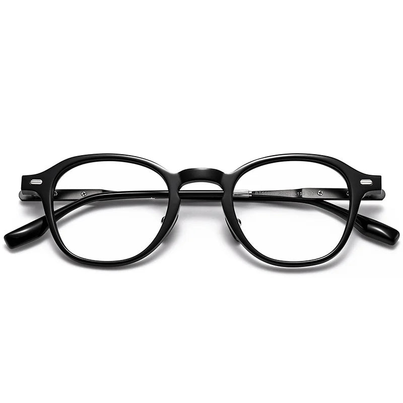 Round Pure Titanium Optical Glasses Frame BT55007