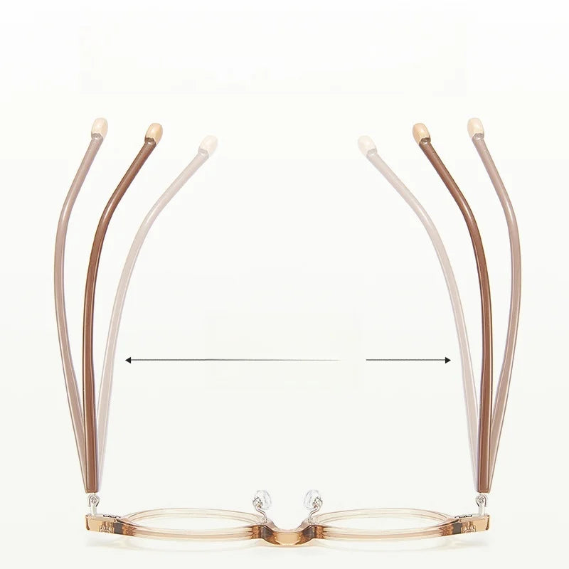 TR90 Ultra Light Retro Round Eyeglass Frame - Optical Prescription Ready