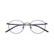 Frame Ultra Light Titanium Round Eyeglass - Anti Blue Light