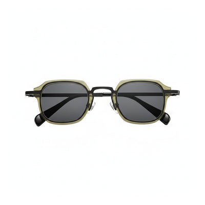 Polarized Retro Square Sunglasses - UV Protection