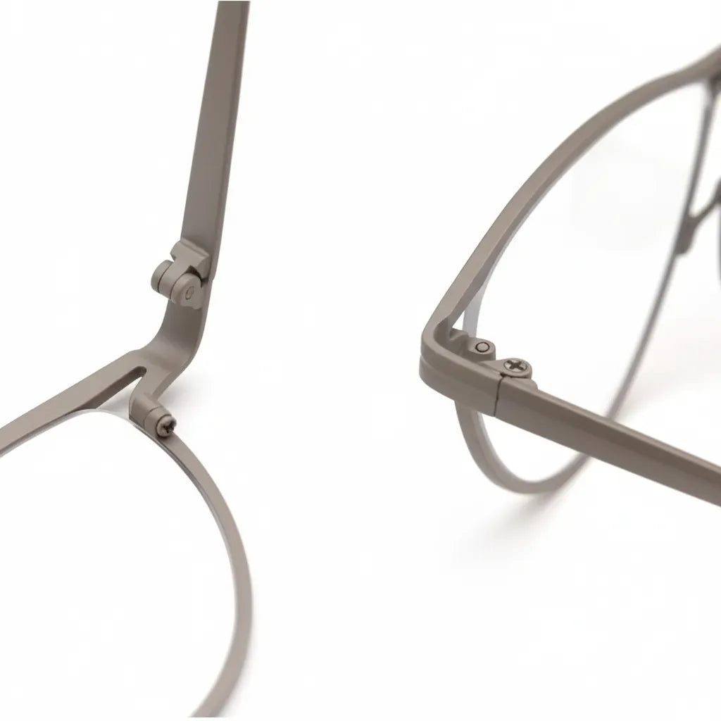 Ultra-Light Titanium Cat-Eye Optical Glasses Frame V20