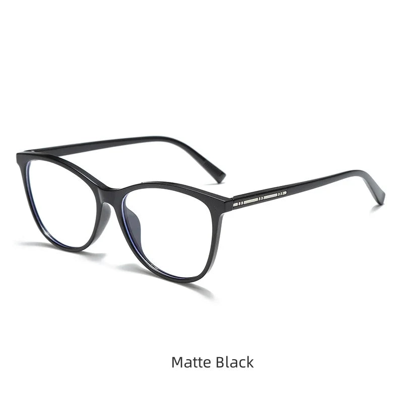 TR Cat Eye Eyeglass Frame - Anti Blue Light Optical Prescription Glasses