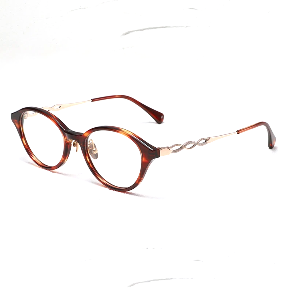 Acetate Oval Eyeglasses Frame