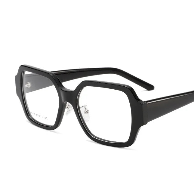 Retro Polygonal Optical Glasses Frame - Large Unisex Eyewear