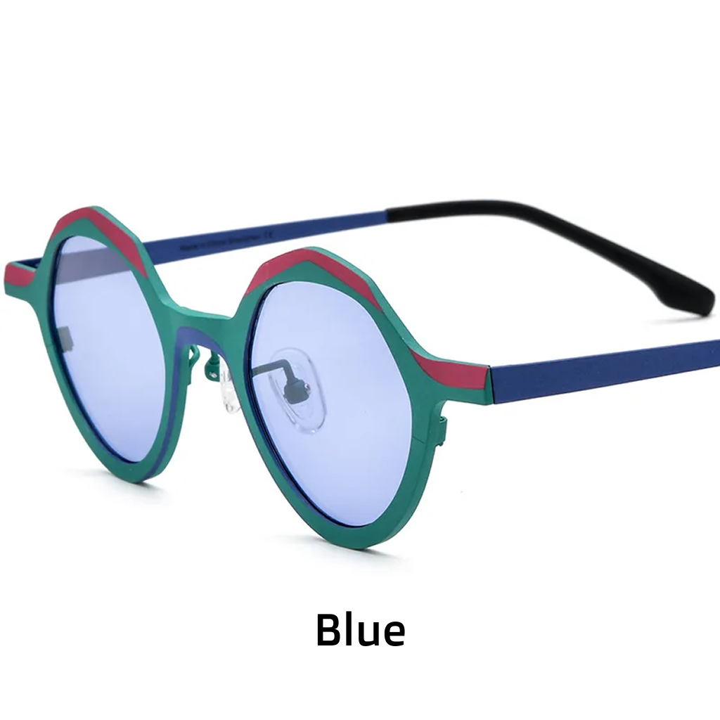 Titanium Cat Eye Polarized Sunglasses – UV400 Gradient Anti-Reflective Women