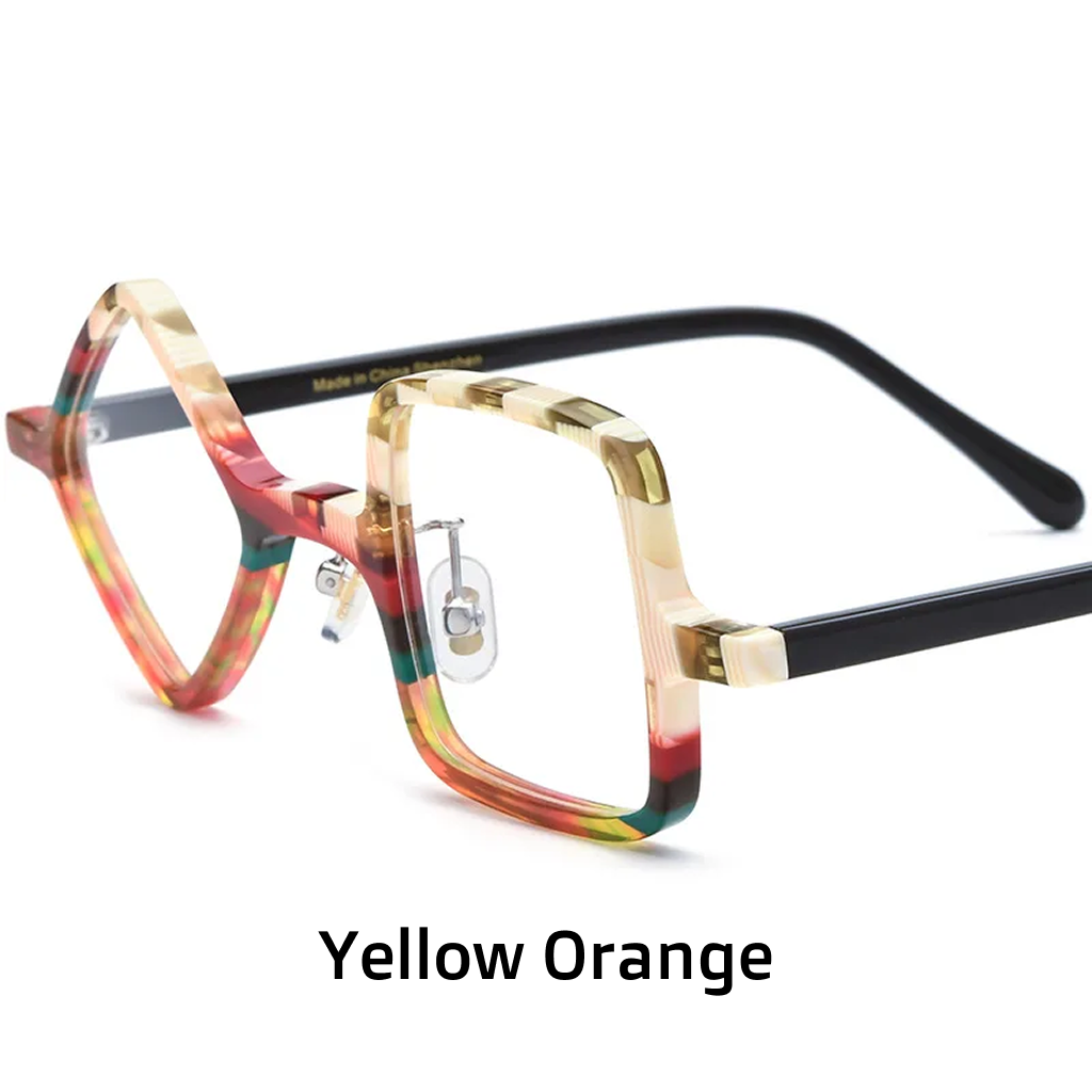 Mattierte quadratische optische Brille