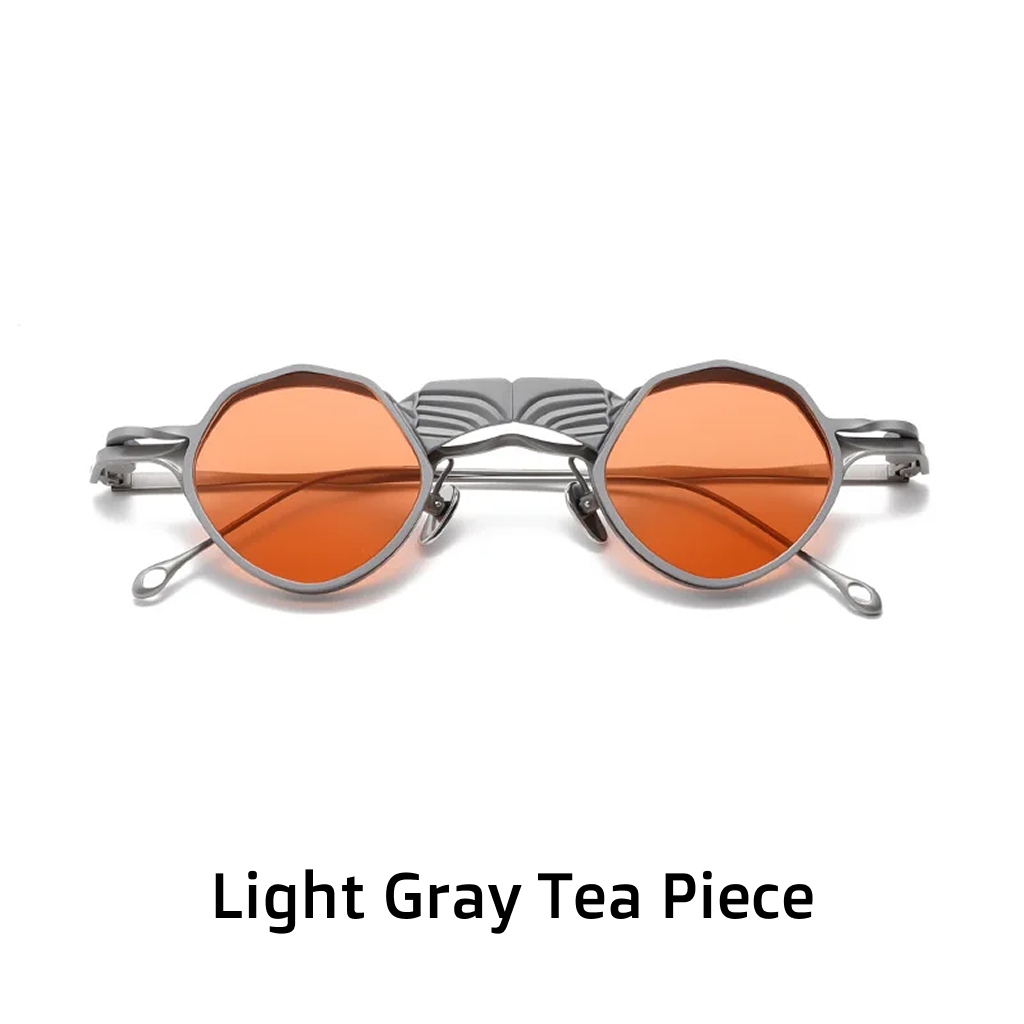 Montatura per occhiali ottici in puro titanio: clip magnetica unisex