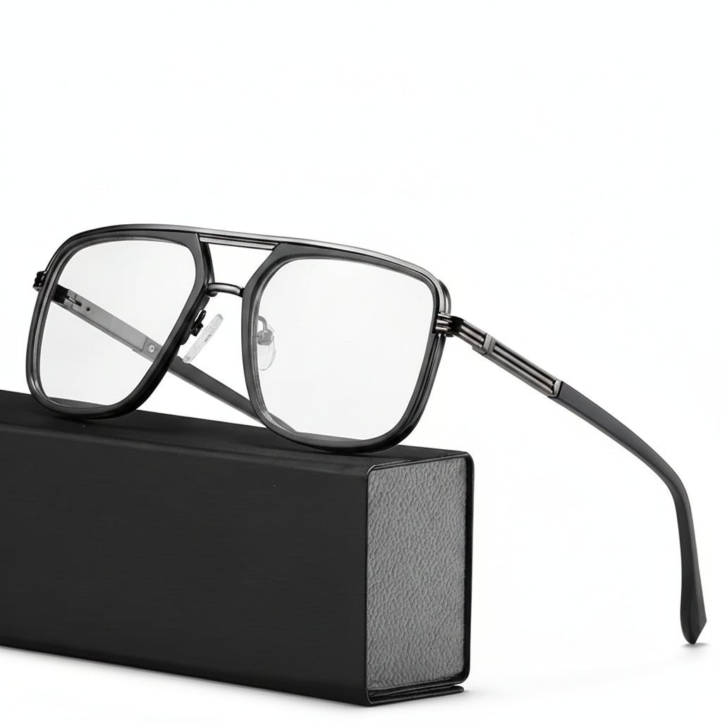 Unisex Double Bridge Optical Eyeglass Frame - Model 82281