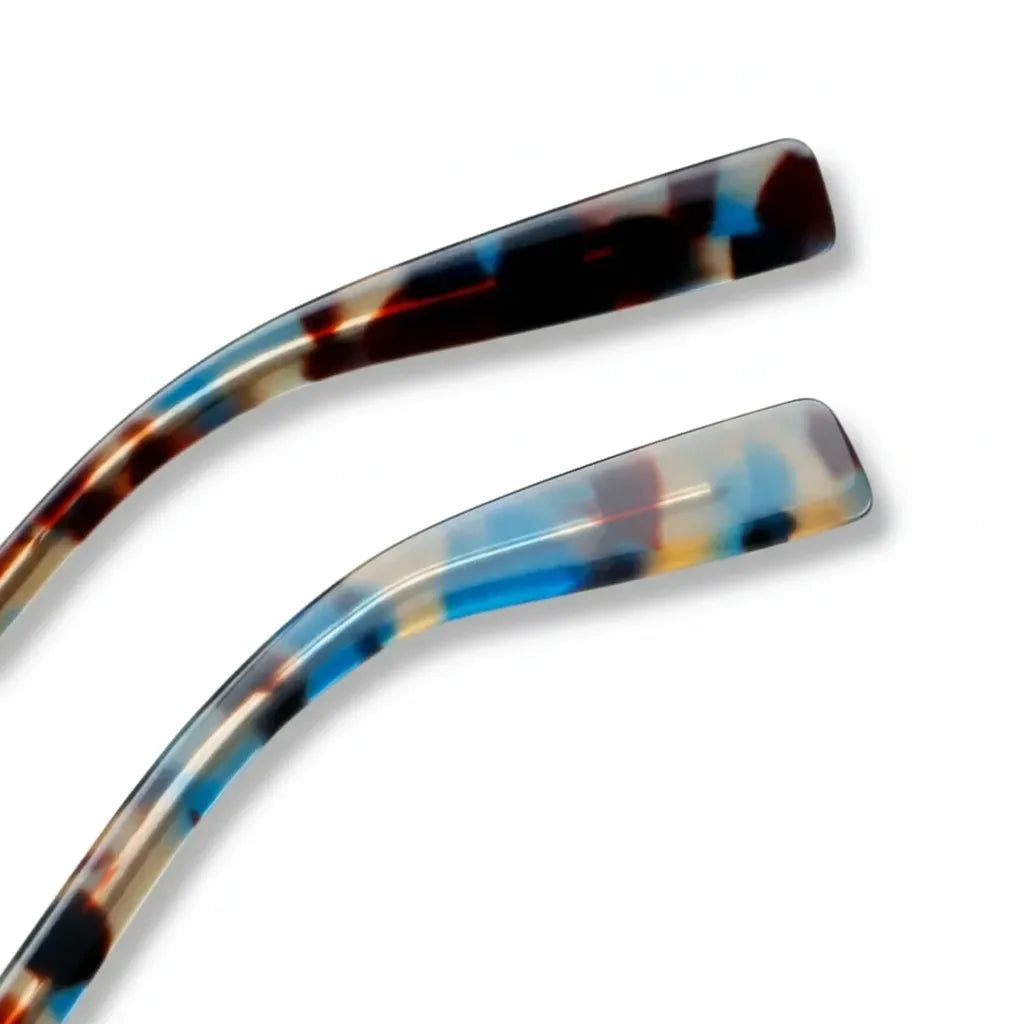 Retro Acetate Eyeglass Frame - Anti Blue Light Optical Prescription Glasses Model 5805