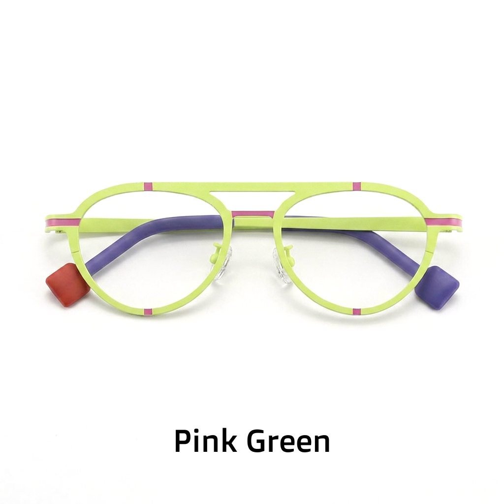 Titanium Aviator & Cat Eye Optical Frames
