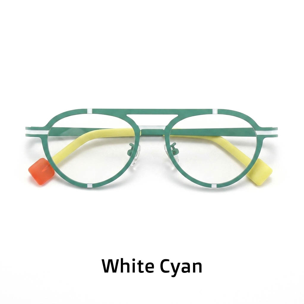 Titanium Aviator & Cat Eye Optical Frames