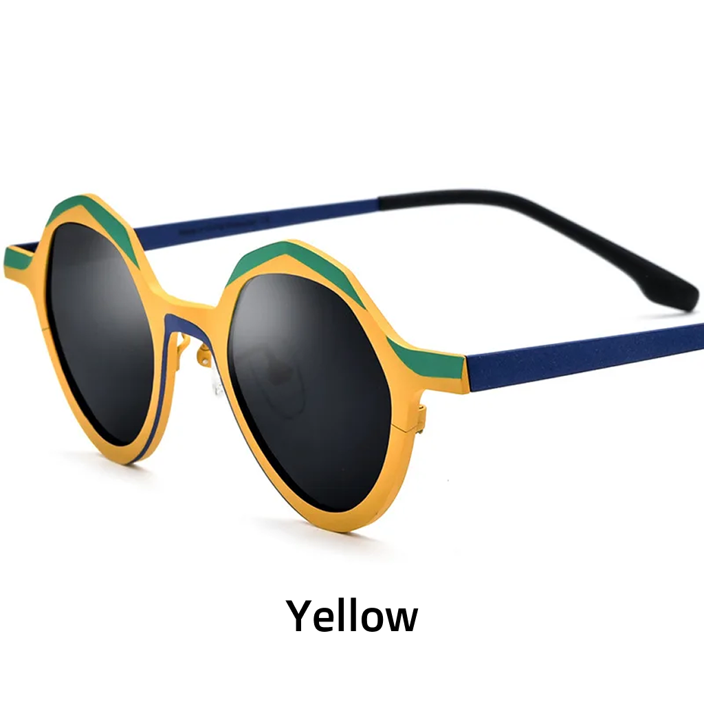 Titanium Cat Eye Polarized Sunglasses – UV400 Gradient Anti-Reflective Women