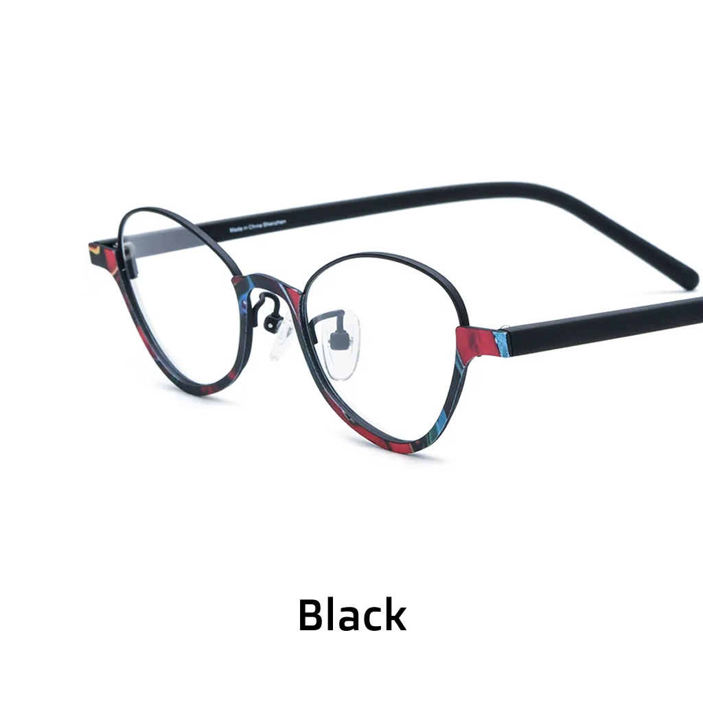 Titanium Cat Eye Optical Frames