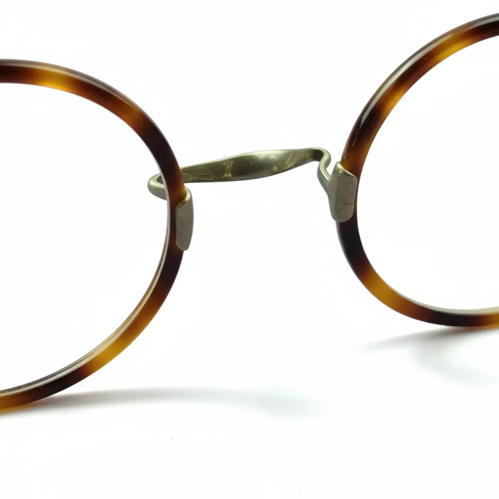 Retro Round Metal Glasses - Anti Blue Light Optical Frame