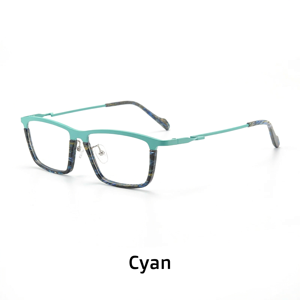 Patchwork-Quadrat-Titan-optische Brille