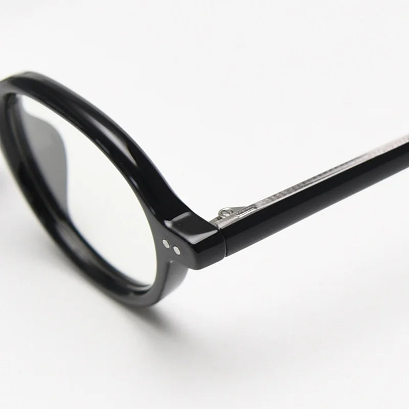 Retro Oval Prescription Glasses - Myopia, Reading & Progressive Lenses