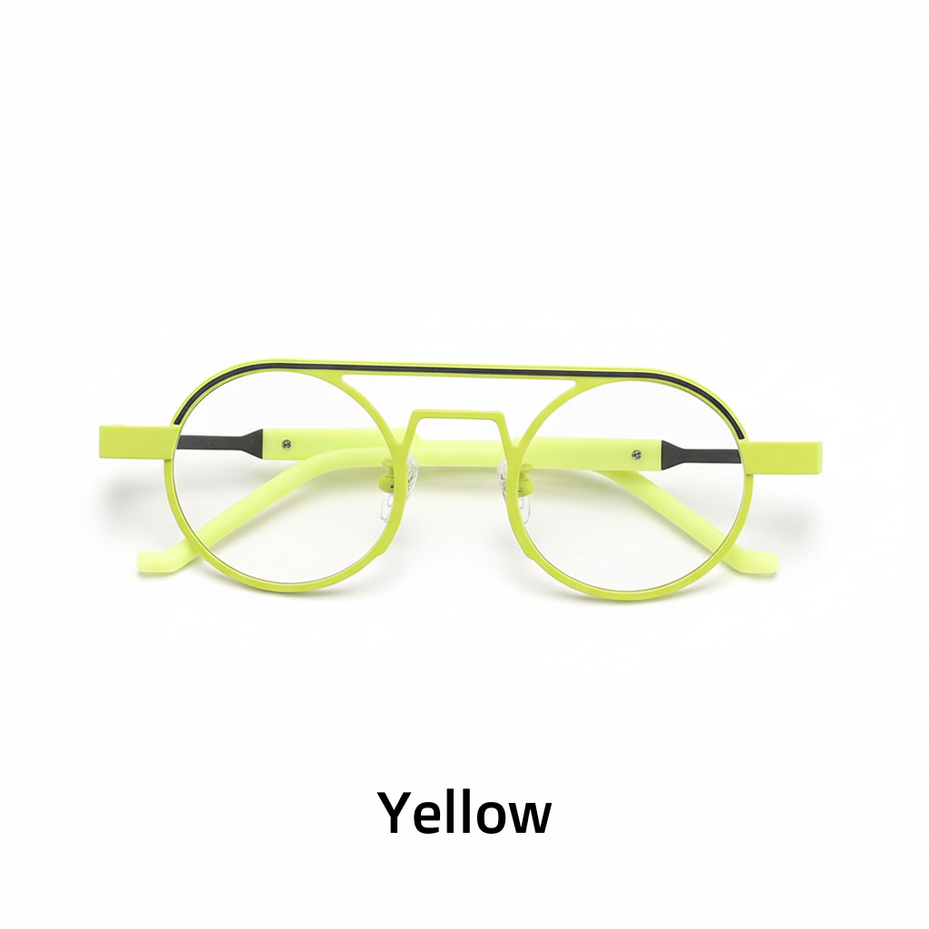 Titanium Round Eyeglasses Frame