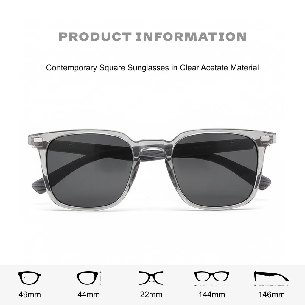 Polarized TR Frame Driving Sunglasses - Anti-Glare UV Protection