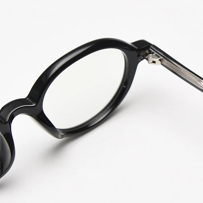 Retro Oval Prescription Glasses - Myopia, Reading & Progressive Lenses
